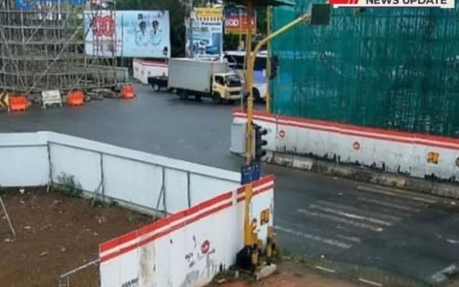 Ilustrasi CCTV Simpang Kronggahan. [Instagram]